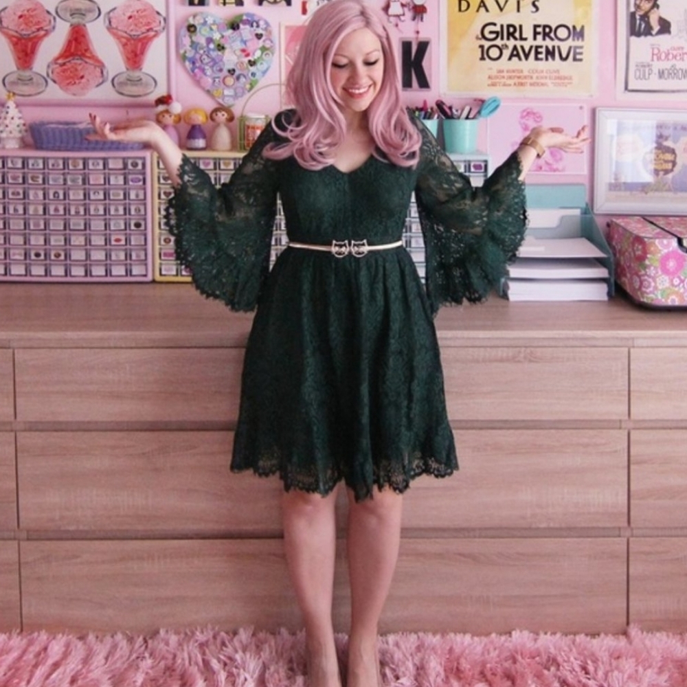 Modcloth bell sleeve dress